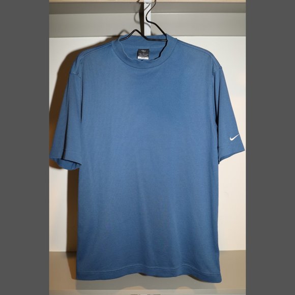 Nike Mock Neck Golf Shirt Size M - Picture 1 of 4